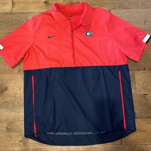 UGA quarter zip Nike pullover
